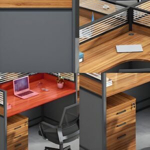 KAZ204 4 Way Workstation Desk