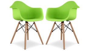 NEW E1 Eames Armchairs - GREEN
