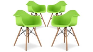 NEW E1 Eames Armchairs - GREEN