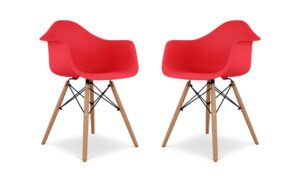NEW E1 Eames Armchairs - RED