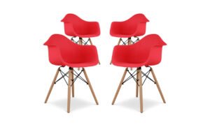 NEW E1 Eames Armchairs - RED