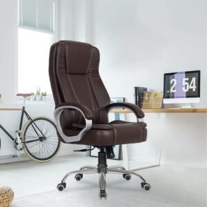 BONZU Executive High-back Office Chair - Brown