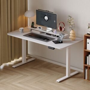 FL 120CM Height Adjustable Desk - White