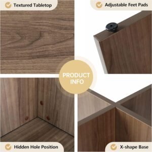 TFG1 Walnut Round Meeting Table