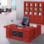 1.8M Executive Office Desk – Red Brown
