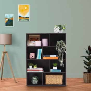 4-Tier Open Bookshelf Display Rack