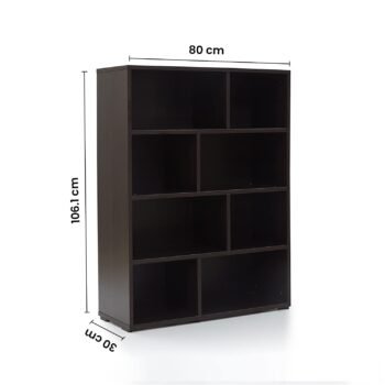 4-Tier Open Bookshelf Display Rack