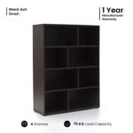 4-Tier Open Bookshelf Display Rack