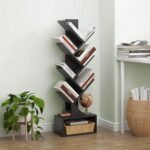 TFG 6 Tier Tree Bookshelf – Black