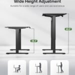 CF 120CM Electric Standing Desk – Black