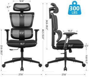 HBMC2 High-Back Mesh Ergonomic Chair