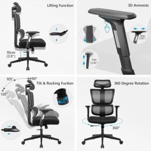 HBMC2 High-Back Mesh Ergonomic Chair