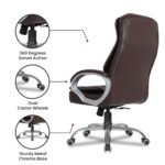 BONZU Executive High-back Office Chair – Brown