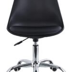 Modern Eames Swivel Desk Chair – Black