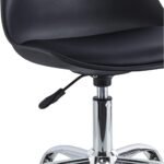 Modern Eames Swivel Desk Chair – Black