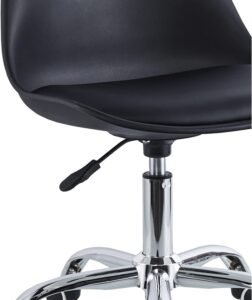 Modern Eames Swivel Desk Chair - Black