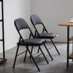 PVC Black Folding Chairs