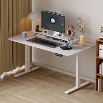 FL 120CM Height Adjustable Desk - White