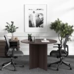 TFG1 Walnut Round Meeting Table