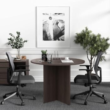 TFG1 Walnut Round Meeting Table