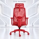Crimson Red Executive Ergonomic Mesh Chair