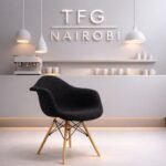 EO8418 Black Eames Fabric Armchair – Gigiri Professional Staging