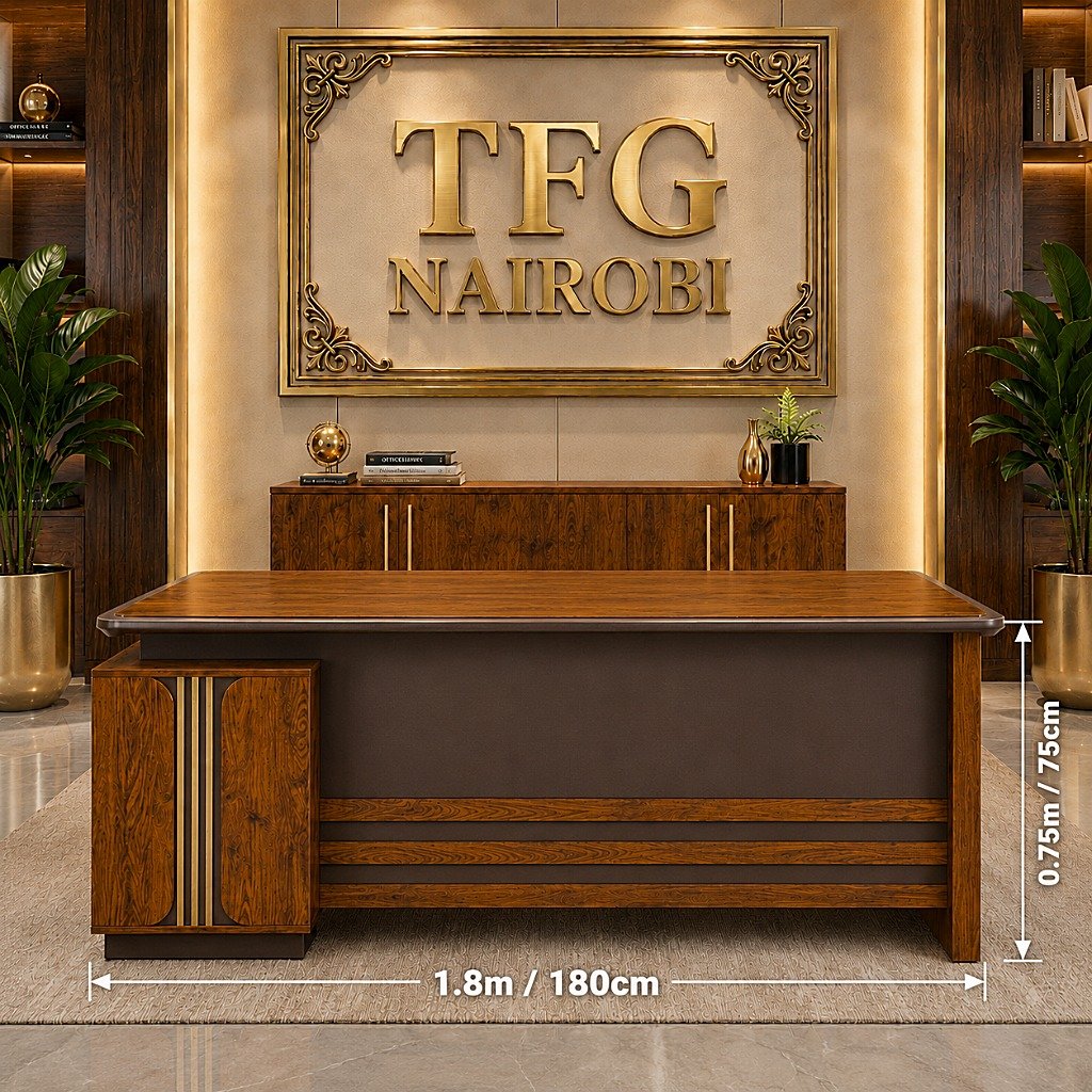 JO1 1.8M Executive Office Desk Dimensions in Gigiri Nairobi Kenya Graphics illustration showing the dimensions of the JO1 1.8M executive office desk in Gigiri, Nairobi, Kenya