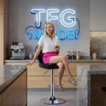 A226 Black Bar Stool – Peponi Road Westlands Collection