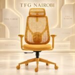 Mustard Yellow Executive Ergonomic Mesh Chair