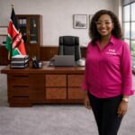 TWAF851 1.4M Executive Desk – Westlands Setup