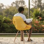 EO197Y Yellow Eames Chair – Loresho Edition