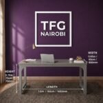 TFG VM1.6M Grey Computer Table in Gatundu Road Nairobi