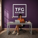 TFG VM1.6M Grey Computer Table in Gatundu Road Nairobi