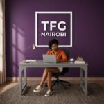 TFG VM1.6M Grey Computer Table in Gatundu Road Nairobi