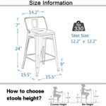 YT30 Bistro Barstool – White