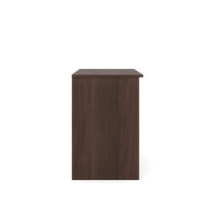 Office Study Desk - Wenge White