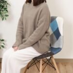 Eames Dining Chair with Patchwork Upholstery – Blue