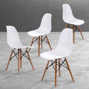 Eames Dining Chairs – White
