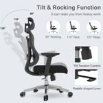 FelixKing FK1 Ergonomic Office Chair – Black