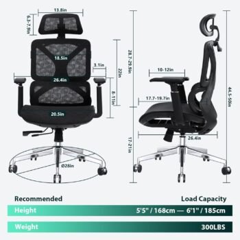 LAX24 High-Back Ergonomic Chair