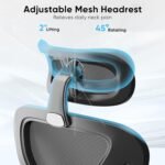 High-Back Mesh Ergonomic Chair – Black