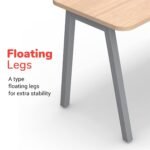 IVO 90CM Ergonomic Executive Desk