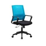 Mid-Back Ergonomic Office Chair – Blue Back