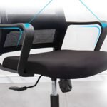 Mid-Back Ergonomic Office Chair – Blue Back