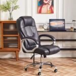 High-Back Executive Office Chair – Black