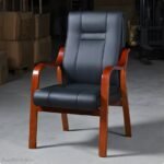 158-B Executive Visitors Leather Chair