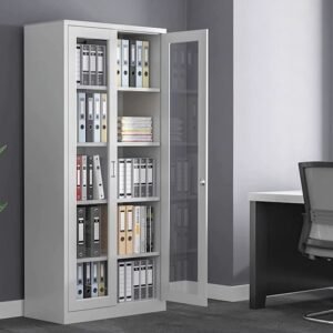 FC1802 Full Front Glass Filling Cabinet