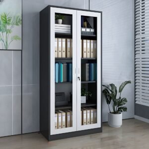 FC1802 Full Front Glass Filling Cabinet