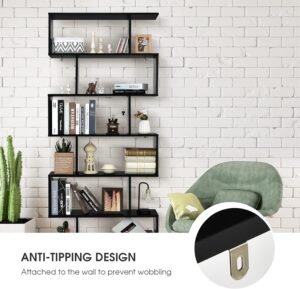 TFG 6 Tier Display Bookcase