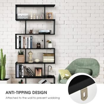 TFG 6 Tier Display Bookcase